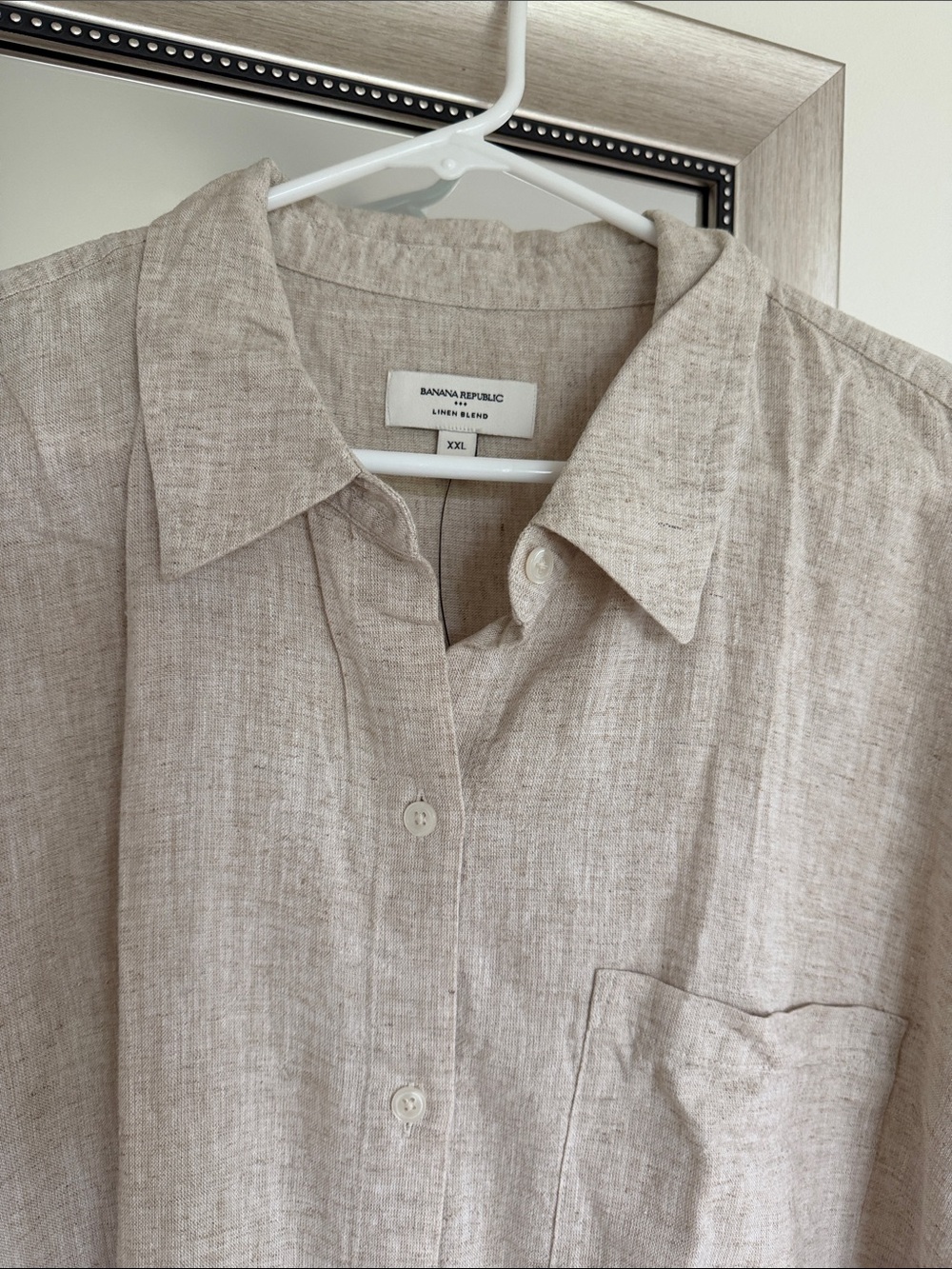 Banana Republic Linen Button Down Shirt - Picture 3 of 8